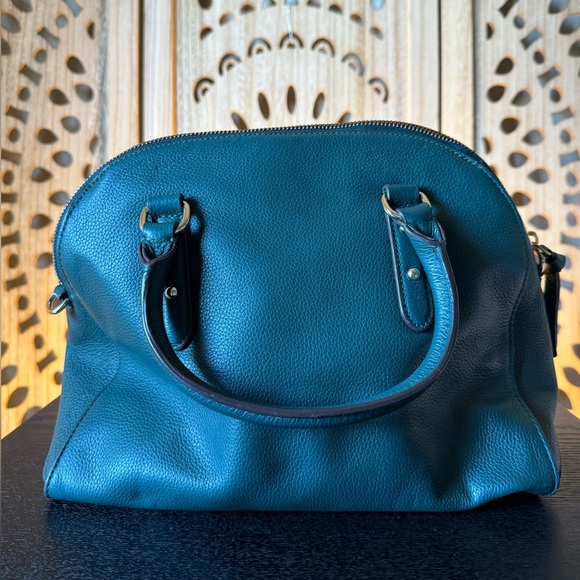 Kate Spade vintage bowler bag | dark turquoise green - Picture 5 of 6